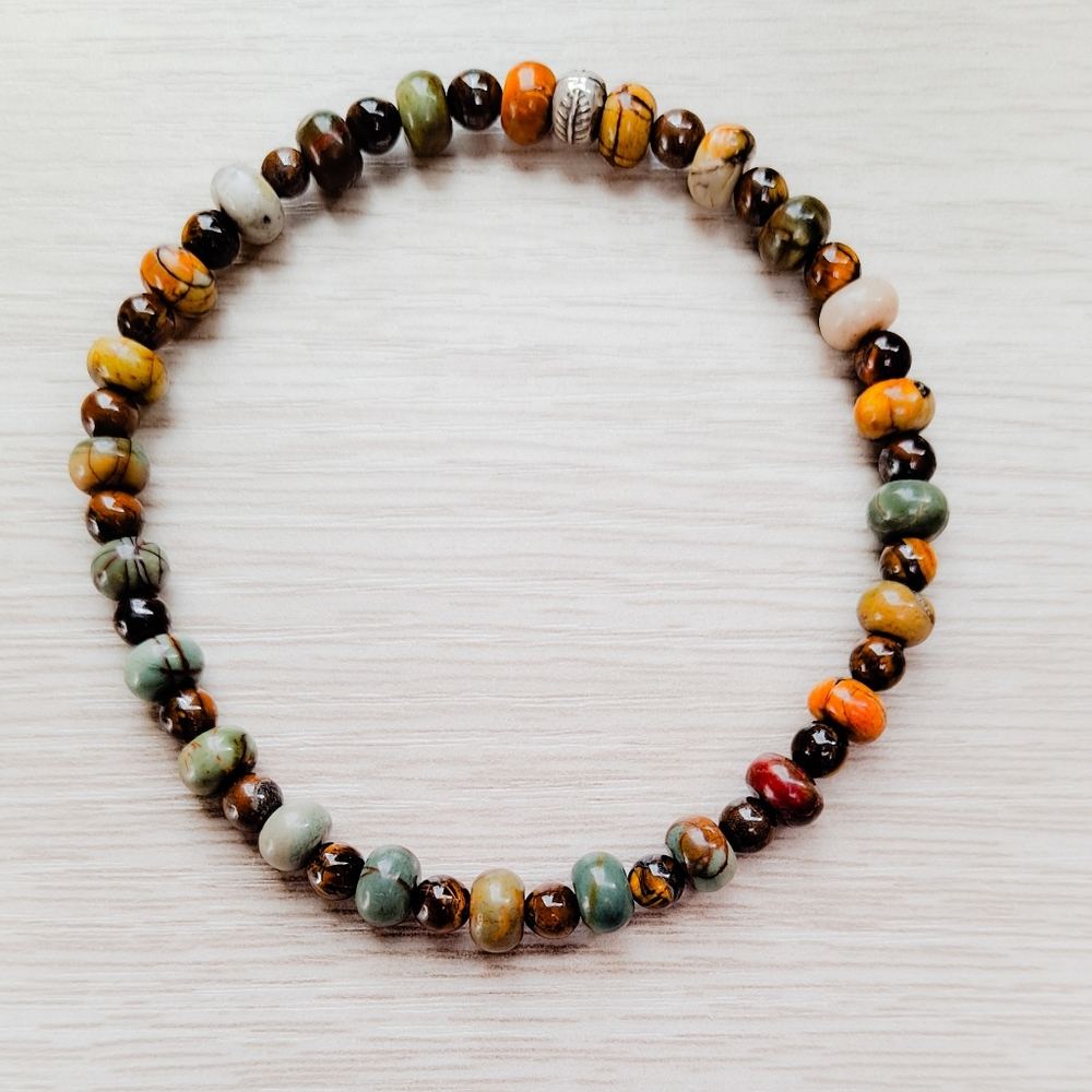 Mens Picasso Jasper Bracelet